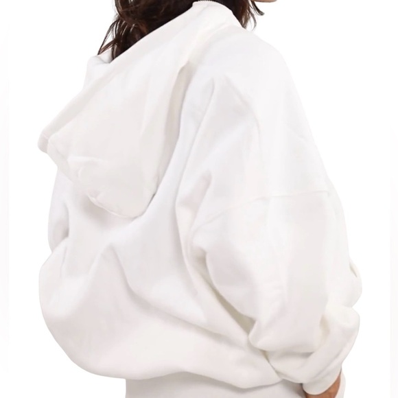 Comfrt *NEW* Cloud Zip Hoodie White Unisex Sizing - Picture 2 of 5